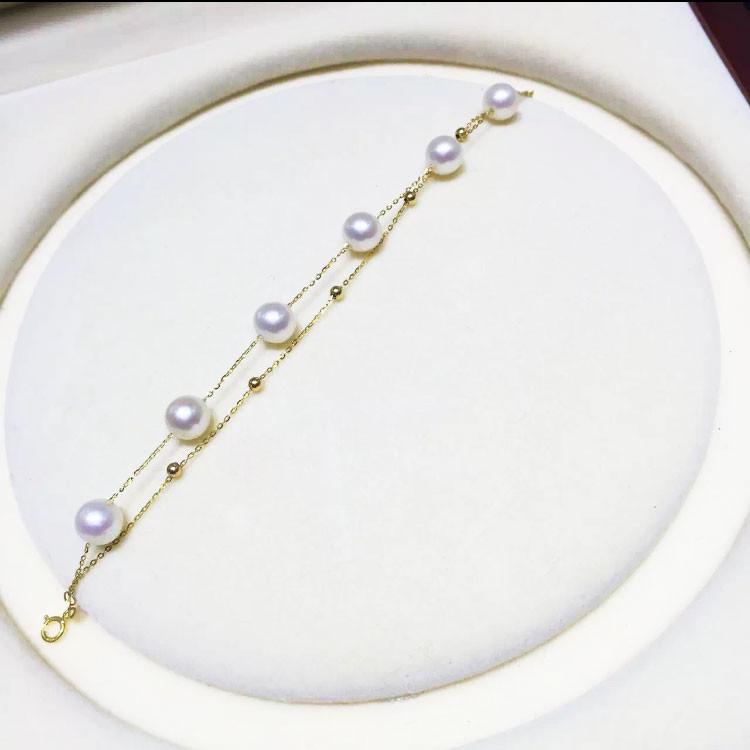 18ct Gold Infinity Pearl Bracelet_4